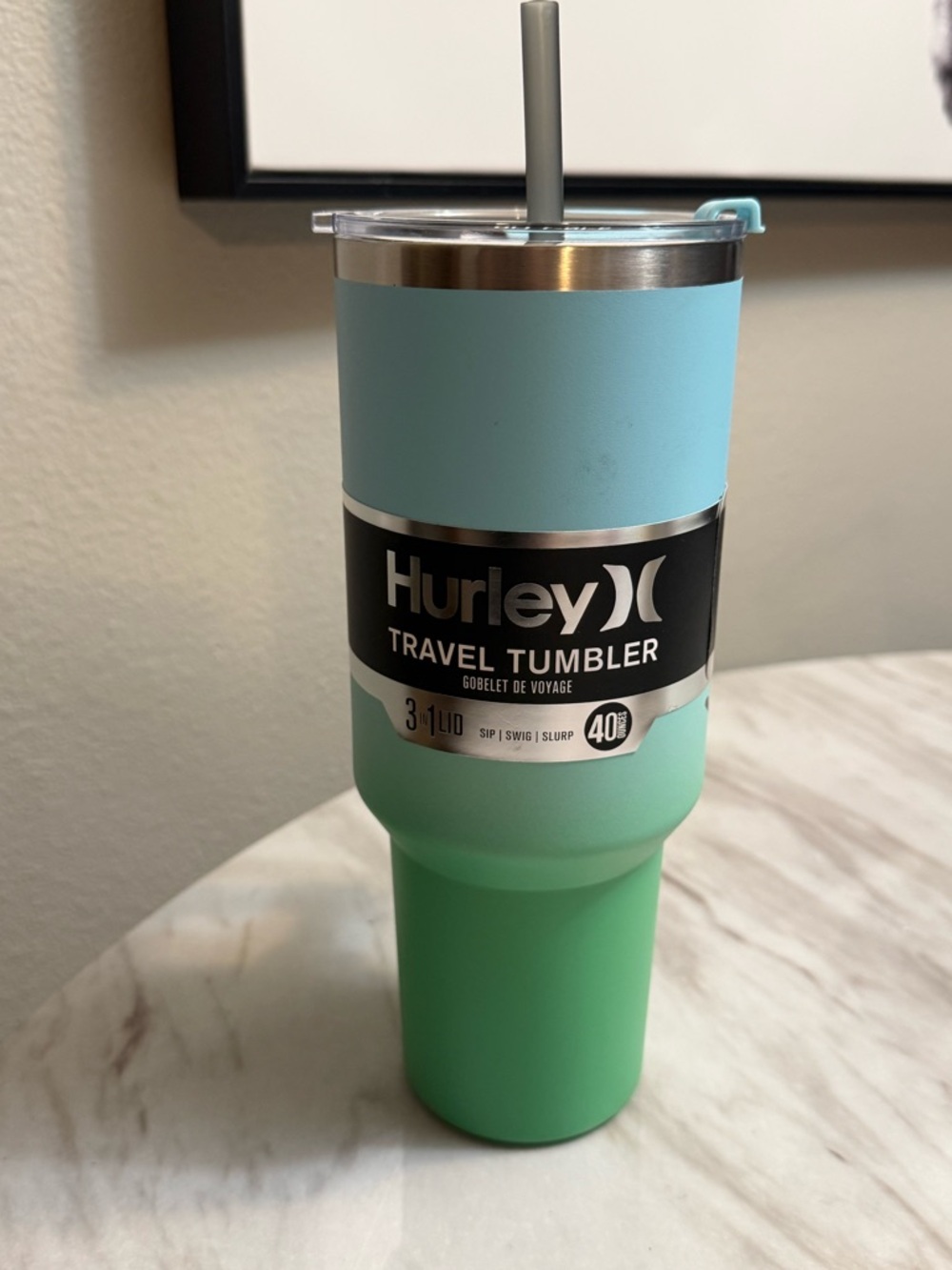 Hurley NWT 40 Oz Tumbler
